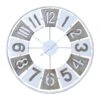 4MURS-Horloge En Bois-NOÉ -Intérieure Décoration Magasin 1034872 horloge en bois noe coloris brun et blanc
