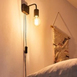 Applique-LINA 7 Applique-LINA -Intérieure Décoration Magasin 1124379 applique lina coloris noir 15 5 x 15cm