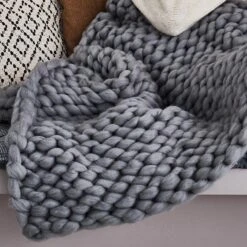 Plaid-VILMA -Intérieure Décoration Magasin 1124886 plaid vilma coloris gris
