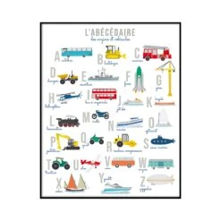 4MURS-Tableau-ABÉCÉDAIRE LITTLE MOTORS