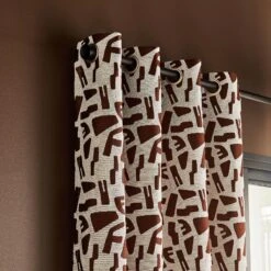 Rideau-KANTO -Intérieure Décoration Magasin 1180840 rideau kanto coloris brun 140 x 260cm