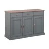 Buffet-LUZERNE 1 Buffet-LUZERNE -Intérieure Décoration Magasin 1209000 buffet luzerne coloris gris fonce hauteur 86cm