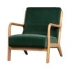 WOOOD-Fauteuil-MARK 1 WOOOD-Fauteuil-MARK -Intérieure Décoration Magasin 1214397 fauteuil mark coloris vert sapin