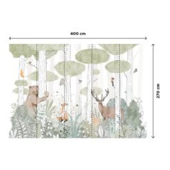 4MURS-Papier Peint Panoramique XL-CALM FOREST LIFE 8 4MURS-Papier Peint Panoramique XL-CALM FOREST LIFE -Intérieure Décoration Magasin 1224054 papier peint panoramique xl calm forest life 400 x 270cm