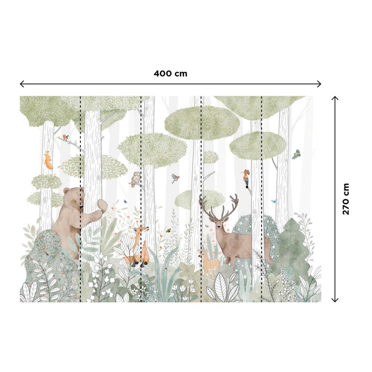 4MURS-Papier Peint Panoramique XL-CALM FOREST LIFE 5 4MURS-Papier Peint Panoramique XL-CALM FOREST LIFE – Image 3