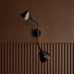 Intérieure Décoration Magasin -Intérieure Décoration Magasin 1294960 applique logan coloris noir 35 x 54cm