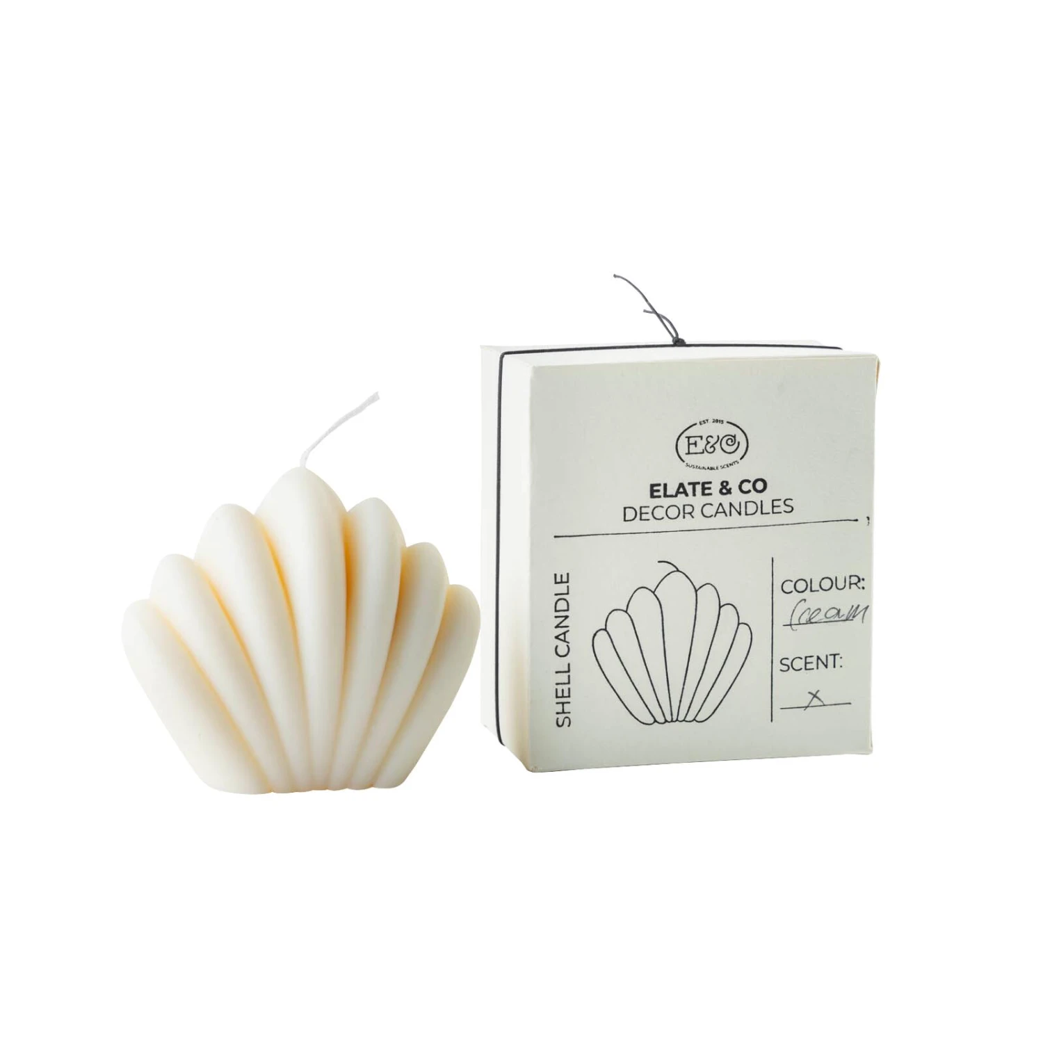 Elate & Co-Bougie-SHELL 3 Elate & Co-Bougie-SHELL