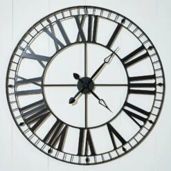 Horloge En Métal-ISMAEL -Intérieure Décoration Magasin 1303960 horloge en metal ismael coloris noir