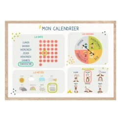 4MURS-Tableau Embelli-MON CALENDRIER PERPÉTUEL