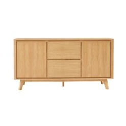 4MURS-Buffet-FIGARI -Intérieure Décoration Magasin 1310261 buffet figari coloris chene clair hauteur 82cm