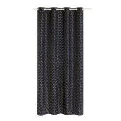 Rideau-TATIANA 9 Rideau-TATIANA -Intérieure Décoration Magasin 1325284 rideau tatiana coloris bleu nuit 140 x 260cm