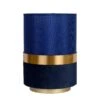 Lampe à Poser-TUSSE 2 Lampe à Poser-TUSSE -Intérieure Décoration Magasin 1331942 lampe a poser tusse coloris bleu et dore 22 x 15cm