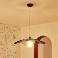 Suspension-ELLYPSE -Intérieure Décoration Magasin 1348075 suspension ellypse coloris noir 11 5 x 60 5cm