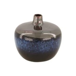 Vase-CERAMIC BLEU