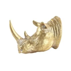 Déco Murale Métal-RHINO HEAD