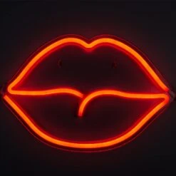 Néon-BOUCHE -Intérieure Décoration Magasin 1418378 neon bouche coloris rouge