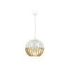Suspension-COBLENCE -Intérieure Décoration Magasin 1428490 suspension coblence coloris blanc et naturel 18 5 x 21cm