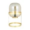 Lampe à Poser-BALL -Intérieure Décoration Magasin 1430840 lampe a poser ball coloris transparent et dore 39 x 24cm