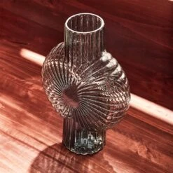 Vase-SPIRALE S -Intérieure Décoration Magasin 1436783 vase spirale s coloris gris