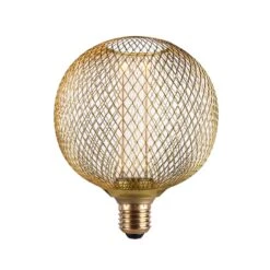 Ampoule-LED E27 25W BETTY GLOBE MÉTAL DORÉ
