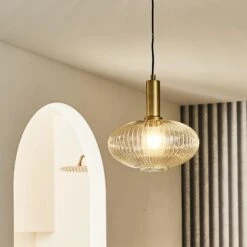 Suspension-MALOTO -Intérieure Décoration Magasin 1463943 suspension maloto coloris or et transparent 30cm