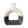 Vase-UNIQUA -Intérieure Décoration Magasin 1504495 vase uniqua coloris blanc noir