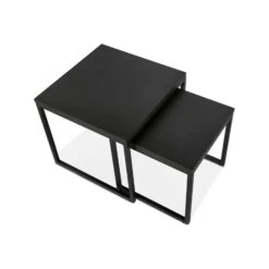 Table Basse-MONA -Intérieure Décoration Magasin 1584581 table basse mona coloris noir 50 x 50cm