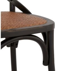 Chaise-BISTROT -Intérieure Décoration Magasin 1615519 chaise bistrot coloris noir