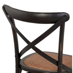 Chaise-BISTROT -Intérieure Décoration Magasin 1615552 chaise bistrot coloris noir