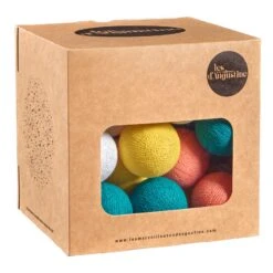 Guirlande Lumineuse Boule-MACARON -Intérieure Décoration Magasin 264251 guirlande lumineuse boule macaron coloris vert celadon