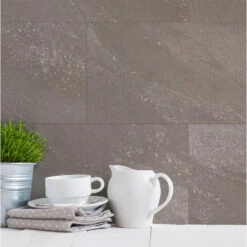 Grosfillex-Revêtement Décoratif à Coller-GX WALL+ GREIGE STONE -Intérieure Décoration Magasin 286624 revetement decoratif a coller gx wall greige stone coloris greige