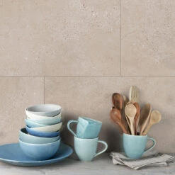 Grosfillex-Revêtement Décoratif à Coller-GX WALL+ CREAM SLATE -Intérieure Décoration Magasin 289404 revetement decoratif a coller gx wall cream slate coloris creme rose