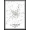 4MURS-Image Encadrée-MAP ST QUENTIN 1 4MURS-Image Encadrée-MAP ST QUENTIN -Intérieure Décoration Magasin 314472 image encadree map st quentin 50 x 70cm