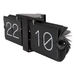 Present Time-Horloge Flip Flap-AARON 7 Present Time-Horloge Flip Flap-AARON -Intérieure Décoration Magasin 325956 horloge flip flap aaron coloris noir