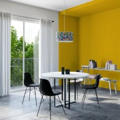 Suspension-CHROMATIC -Intérieure Décoration Magasin 384925 suspension chromatic coloris multicolore 19 x 39cm