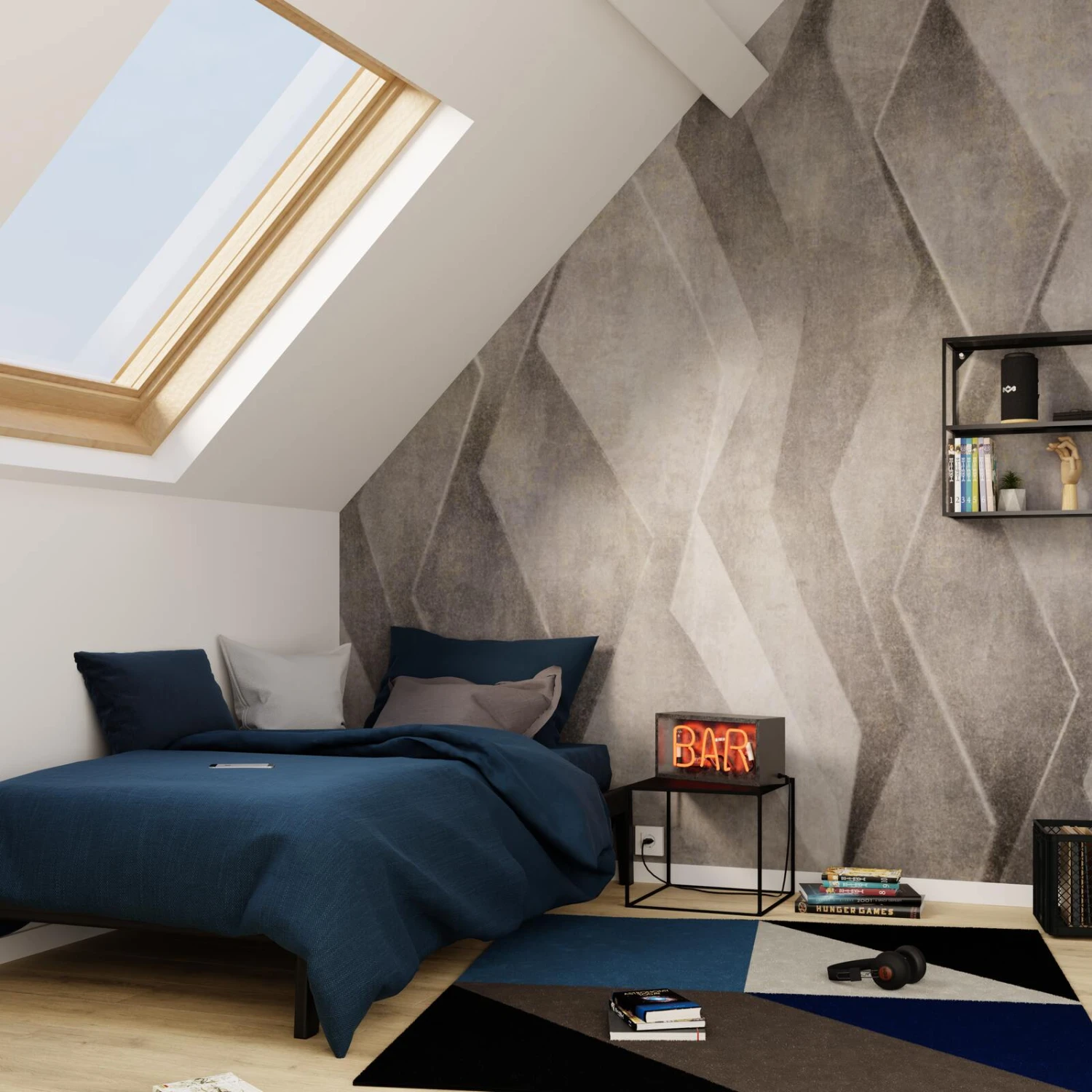 Papier Peint Panoramique L-VERTICAL 3D 4 Papier Peint Panoramique L-VERTICAL 3D – Image 2