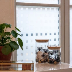 Revêtement Adhésif Vitrostatique-BLOCKS 45 Cm