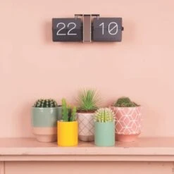 Present Time-Horloge Flip Flap-AARON 6 Present Time-Horloge Flip Flap-AARON -Intérieure Décoration Magasin 420707 horloge flip flap aaron coloris noir