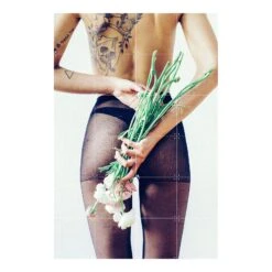 IXXI-Panneau Décoratif-FLOWERS & TIGHTS -Intérieure Décoration Magasin 424661 panneau decoratif flowers tights 80 x 120cm