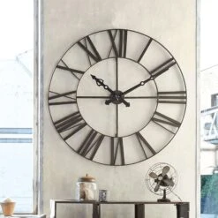 Horloge En Métal-GRÉGOIRE -Intérieure Décoration Magasin 424682 horloge en metal gregoire coloris brun
