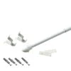 Kit Barre à Rideau Vitrage-VITRAGE CLASSIQUE -Intérieure Décoration Magasin 446914 kit barre a rideau vitrage vitrage classique coloris blanc diametre barre 1 2cm longueur extensible de 125 0 a 215cm