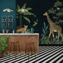 4MURS-Papier Peint Panoramique XL-NIGHT COLOR JUNGLE 7 4MURS-Papier Peint Panoramique XL-NIGHT COLOR JUNGLE -Intérieure Décoration Magasin 478988 papier peint panoramique xl night color jungle 300 x 270cm