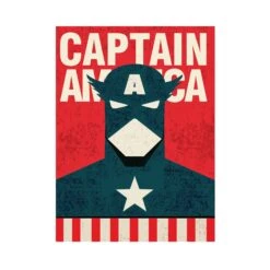 Blue Shaker-Affiche-CAPTAIN AMERICA