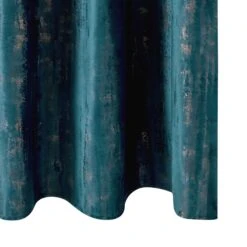 Rideau-EMPREINTE -Intérieure Décoration Magasin 495435 rideau empreinte coloris bleu canard 135 x 260cm