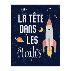4MURS-Toile Imprimée Phosphorescente-ASTRONAUT