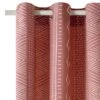 Rideau-ESSAOUIRA 2 Rideau-ESSAOUIRA -Intérieure Décoration Magasin 501121 rideau essaouira coloris terracotta 140 x 260cm