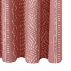 Rideau-ESSAOUIRA -Intérieure Décoration Magasin 501135 rideau essaouira coloris terracotta 140 x 260cm