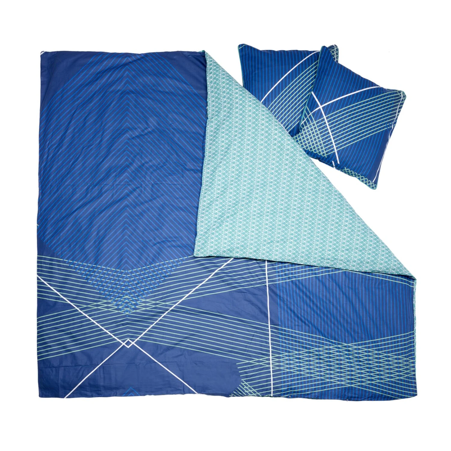 Parure De Lit En Toile De Coton-NEON 5 Parure De Lit En Toile De Coton-NEON – Image 3