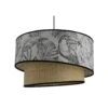 Suspension-JUNGLE LEAF -Intérieure Décoration Magasin 537394 suspension jungle leaf coloris noir et blanc 22 5 x 38cm