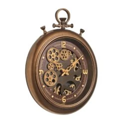 4MURS-Horloge à Rouage-CLYDE -Intérieure Décoration Magasin 602398 horloge a rouage clyde coloris bronze et or